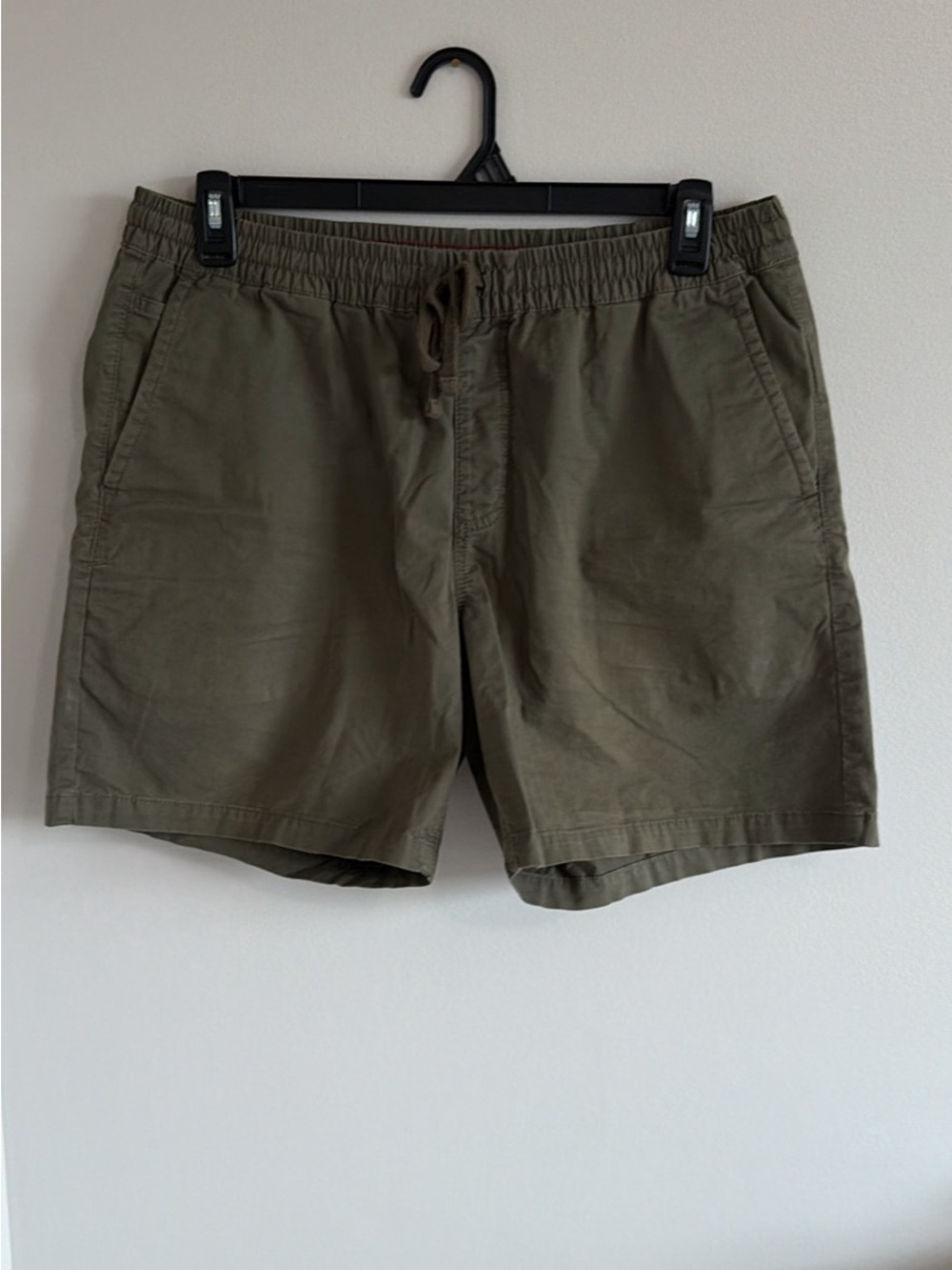 Vans Men's Olive Casual Drawstring Shorts